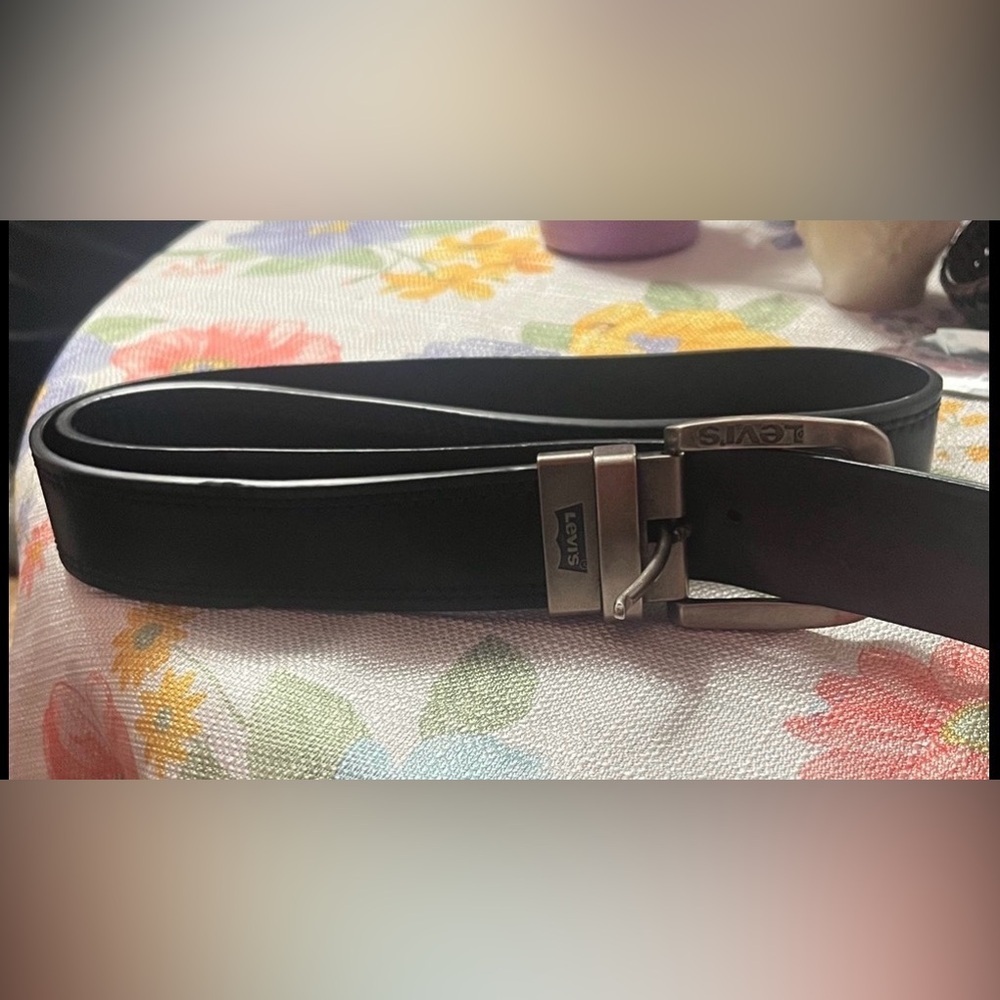 Levis Mens Reversible Belt Brown Black Size M 34-36 SyntheticLeatherCasual